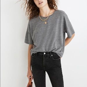 Madewell Marled Sweatshirt Tee
